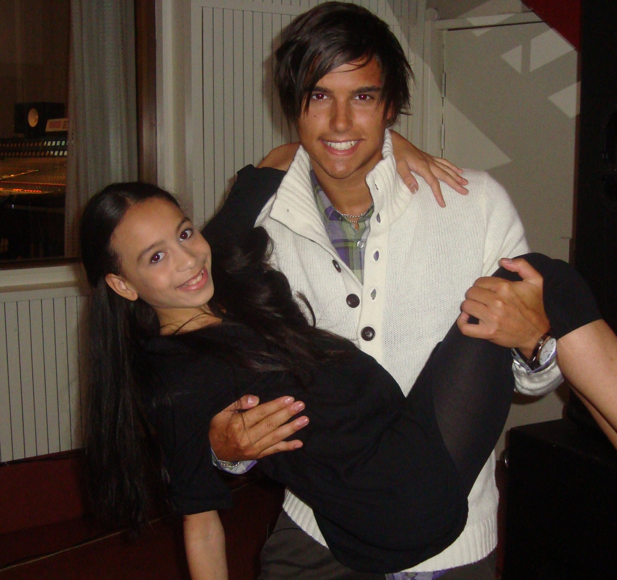 Vinnaren Shenie med Eric